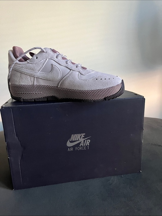 Nike Shoes - Nike Women’s Air Force 1 platinum violet Suede Low-Top Sneakers SZ 8 women